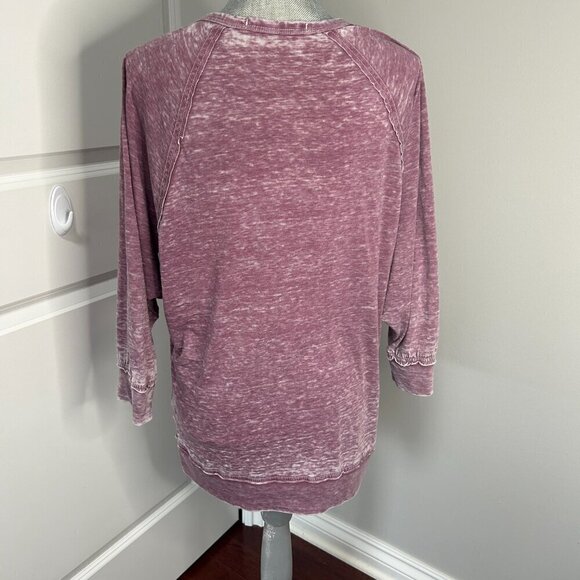 Wearables Burnout Tatiana Top Beetroot Size M EUC - Picture 3 of 3